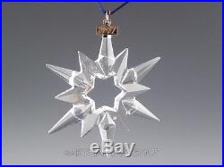 Swarovski Crystal 1997 ANNUAL STAR CHRISTMAS ORNAMENT SNOWFLAKE Mint Box COA