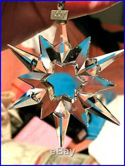 Swarovski Crystal 1997 Annual Christmas Ornament Star Perfect And Complete