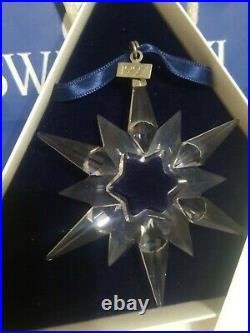 Swarovski Crystal 1997 Annual Christmas Ornament Star Snowflake