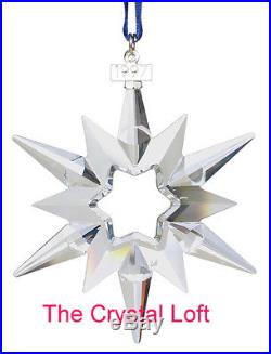 Swarovski Crystal 1997 Annual Large Christmas Ornament Snowflake Star in Box