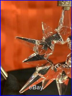 Swarovski Crystal 1997 Annual Star Snowflake Christmas Ornament Mint