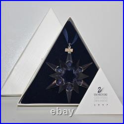 Swarovski Crystal, 1997 Christmas Ornament, Snowflake (211987) 3.2 NIB