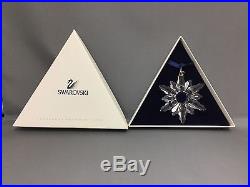 Swarovski Crystal 1997 Christmas Star Snowflake Ornament with Box