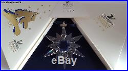 Swarovski Crystal, 1997 Large Clear Christmas Star Ornament. Art No 211987