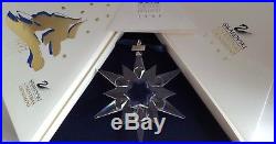 Swarovski Crystal, 1997 Large Clear Christmas Star Ornament. Art No 211987