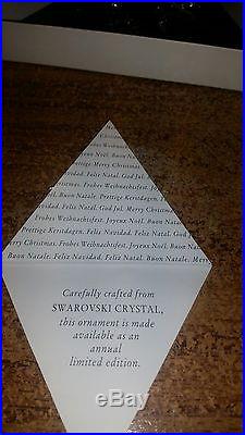 Swarovski Crystal 1997 Limited Edition Christmas Ornament # A. 9445. Nr970001