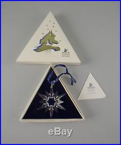 Swarovski Crystal 1997-SNOWFLAKE Annual Christmas Ornament with Box & COA