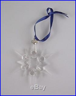 Swarovski Crystal 1997-SNOWFLAKE Annual Christmas Ornament with Box & COA