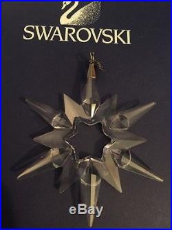 Swarovski Crystal 1997 Vintage Annual Christmas Tree Ornament Rare With Box