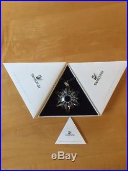 Swarovski Crystal 1998 ANNUAL STAR CHRISTMAS ORNAMENT SNOWFLAKE MINT
