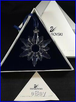 Swarovski Crystal 1998 Annual Christmas Ornament Snowflake With COA