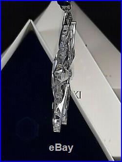 Swarovski Crystal 1998 Annual Christmas Ornament Snowflake With COA