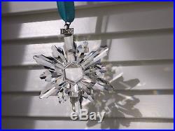 Swarovski Crystal, 1998 Annual Christmas Snowflake Ornament, NO BOX
