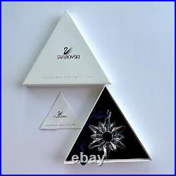 Swarovski Crystal 1998 Annual Holiday Christmas Ornament Snowflake Star Box COA