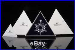 Swarovski Crystal 1998 Annual Large Christmas Ornament Snowflake Star in Box