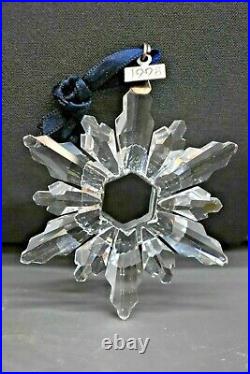 Swarovski Crystal, 1998 Annual Snowflake Christmas Ornament, NO BOX (CU689)