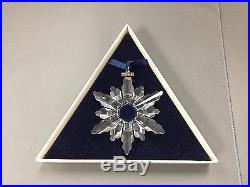 Swarovski Crystal 1998 Christmas Star Snowflake Ornament with Box