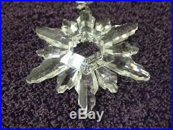 Swarovski Crystal 1998 Holiday Large Annual Christmas Snowflake