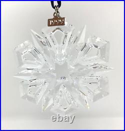 Swarovski Crystal 1999 Annual Christmas Snowflake Ornament Mint in Boxes