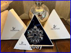 Swarovski Crystal 1999 Christmas Snowflake Holiday Ornament Brand New In Box
