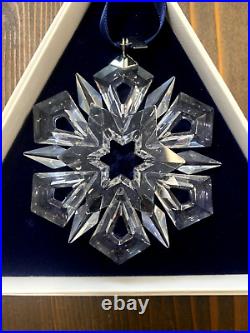 Swarovski Crystal 1999 Crystal Snowflake Annual Christmas Holiday Ornament withBox