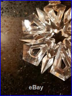 Swarovski Crystal 1999 Snowflake Star Christmas Ornament