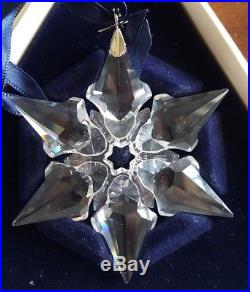Swarovski Crystal 2000 Annual Edition Christmas Star Snowflake Ornament 1669509