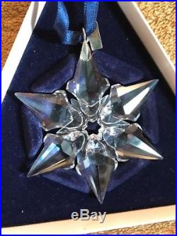 Swarovski Crystal 2000 Annual Snowflake Christmas Ornament Gorgeous! A1