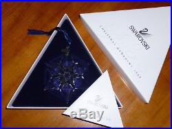 Swarovski Crystal 2000 Annual Snowflake Christmas Ornament, NEW withboxes, COA