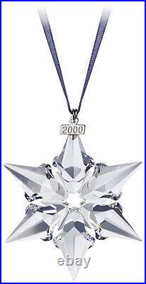 Swarovski Crystal 2000 Annual Snowflake Christmas Ornament Retired Mib
