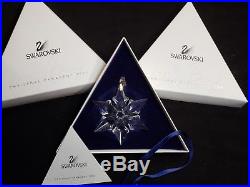 Swarovski Crystal 2000 Annual Snowflake Christmas Ornament withBoxes & COA Mint