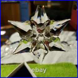 Swarovski Crystal 2000 Annual Snowflake Star Ornament Mint in Original Box