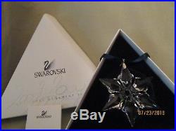 Swarovski Crystal 2000 Christmas Ornament Snowflake see description about box