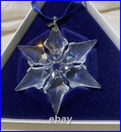Swarovski Crystal 2000 Christmas Snowflake Holiday Ornament with Inner & Outer Box