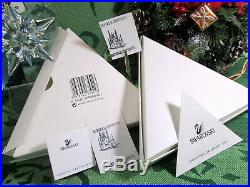 Swarovski Crystal 2001 Annual Christmas Ornament Star Snowflake Box Certificate