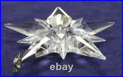 Swarovski Crystal 2001 Annual Christmas Snowflake Ornament Orig Box