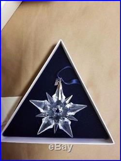 Swarovski Crystal 2001 Annual Christmas Snowflake Ornament Retired