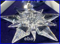 Swarovski Crystal 2001 Annual Christmas Snowflake Ornament in Original Box