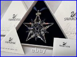 Swarovski Crystal 2001 Annual Snowflake Star Ornament with Box & COA