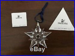 Swarovski Crystal 2001 Annual Star Snowflake Christmas Holiday Ornament