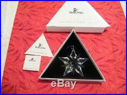 Swarovski Crystal 2001 Christmas Ornament Beautiful and still in the box