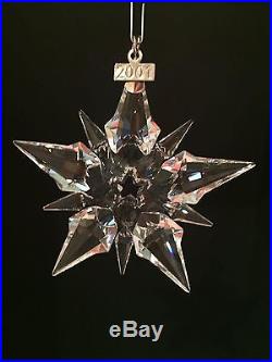 Swarovski Crystal 2001 Snowflake Christmas Ornament