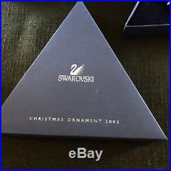 Swarovski Crystal 2002 Annual Star Snowflake Christmas Holiday Ornament 288802
