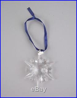 Swarovski Crystal 2002-SNOWFLAKE Annual Christmas Ornament with Box & COA