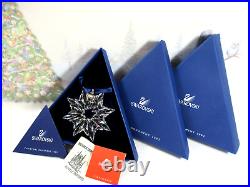Swarovski Crystal 2003 Annual Large Christmas Ornament Box COA Brand New