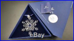 Swarovski Crystal 2004 Annual Christmas Ornament Star Snowflake