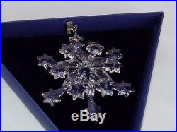 Swarovski Crystal 2004 Annual Rockefeller Star Christmas Ornament 631562 MIB