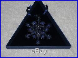 Swarovski Crystal 2004 CHRISTMAS SNOWFLAKE ORNAMENT Mint In Box