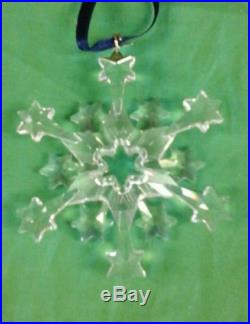Swarovski Crystal 2004 Christmas Stars Ornament