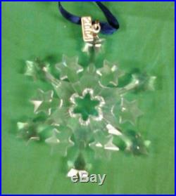 Swarovski Crystal 2004 Christmas Stars Ornament